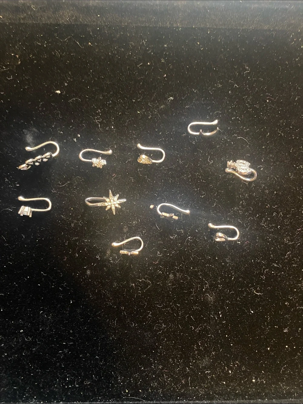 Fashion Jewelry gold-tone decorative earring hooks set